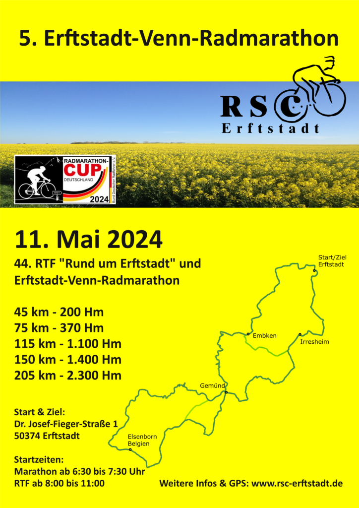 Plakat RTF und Marathon 2024